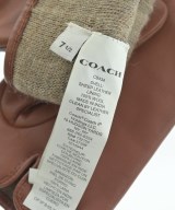 COACH（コーチ）手袋 茶 サイズ:7.5 レディース/2200666976017
