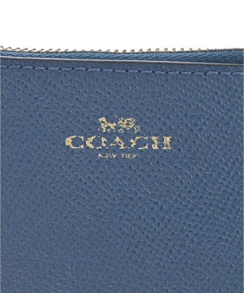 COACH（コーチ）財布・コインケース 青 サイズ:- レディース/2200664065034