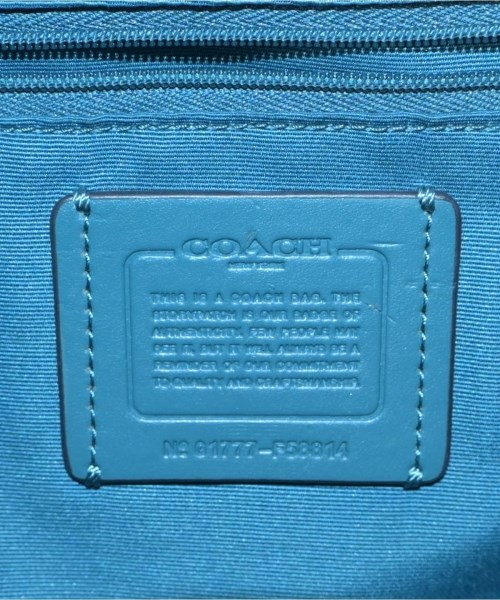 COACH（コーチ）バックパック・リュック 青 サイズ:- レディース/2200665638015