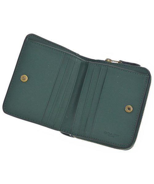 COACH（コーチ）財布・コインケース 緑 サイズ:- レディース/2200671026042