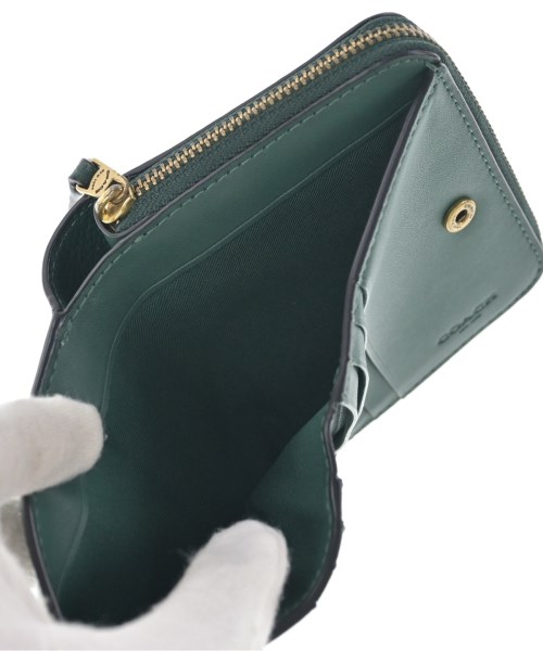 COACH（コーチ）財布・コインケース 緑 サイズ:- レディース/2200671026042