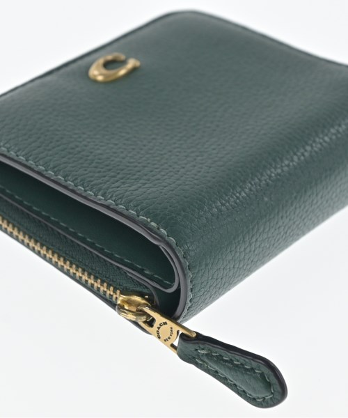 COACH（コーチ）財布・コインケース 緑 サイズ:- レディース/2200671026042
