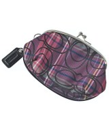 COACH（コーチ）財布・コインケース 紫 サイズ:- レディース/2200665634130