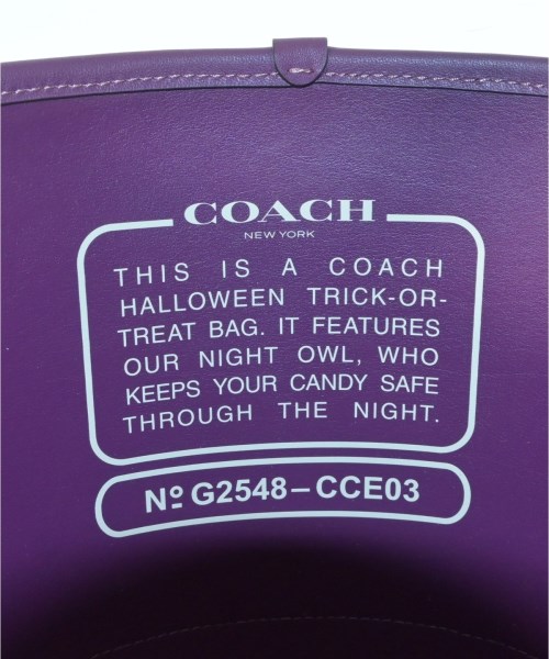 COACH（コーチ）ハンドバッグ 紫 サイズ:- レディース/2200729613033