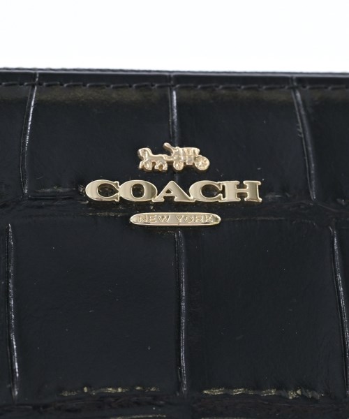 COACH（コーチ）財布・コインケース 黒 サイズ:- レディース/2200729614443