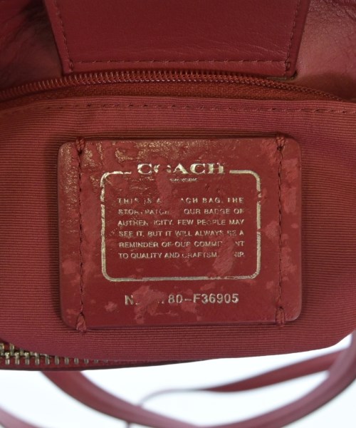 COACH（コーチ）ハンドバッグ 赤 サイズ:- レディース/2200719953859
