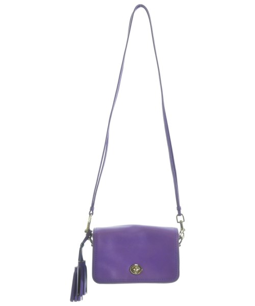 COACH（コーチ）ショルダーバッグ 紫 サイズ:- レディース/2200720484205