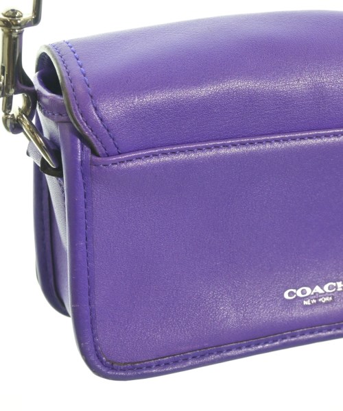 COACH（コーチ）ショルダーバッグ 紫 サイズ:- レディース/2200720484205