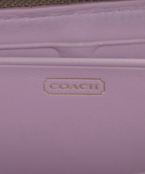 COACH（コーチ）財布・コインケース ベージュ サイズ:- レディース/2200722313558