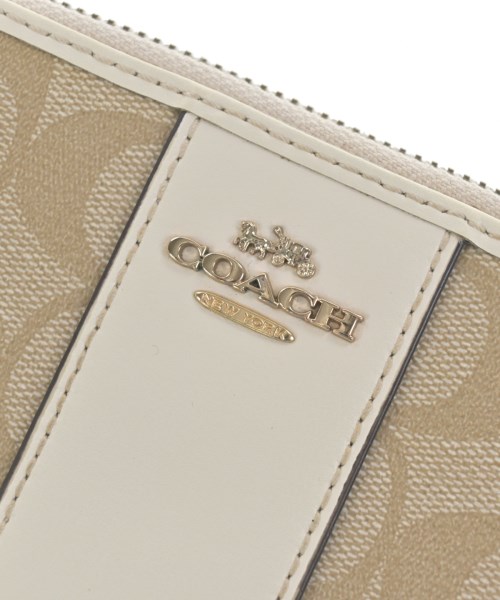 COACH（コーチ）財布・コインケース ベージュ サイズ:- レディース/2200722313572