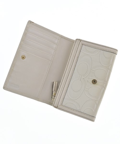 COACH（コーチ）財布・コインケース 白 サイズ:- レディース/2200722313596
