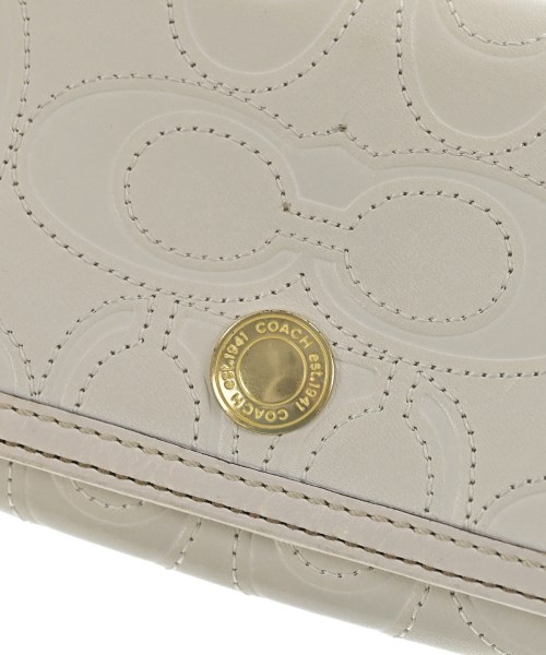 COACH（コーチ）財布・コインケース 白 サイズ:- レディース/2200722313596