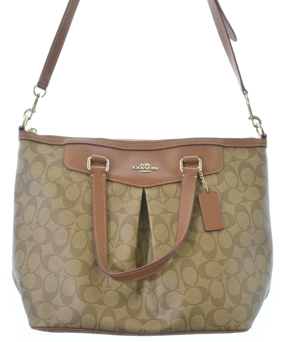 COACH（コーチ）ショルダーバッグ ベージュ サイズ:- レディース 