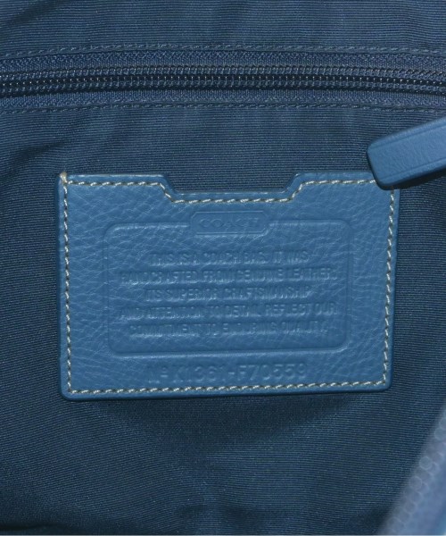 COACH（コーチ）ショルダーバッグ 青 サイズ:- レディース/2200724353422