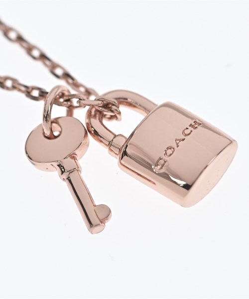 COACH（コーチ）ネックレス ピンク サイズ:- レディース/2200724547012
