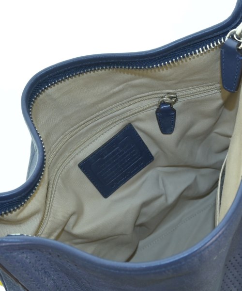 COACH（コーチ）ショルダーバッグ 紺 サイズ:- レディース/2200726682032