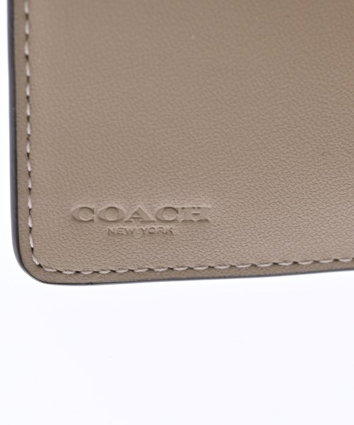 COACH（コーチ）財布・コインケース ベージュ サイズ:- レディース/2200726855627