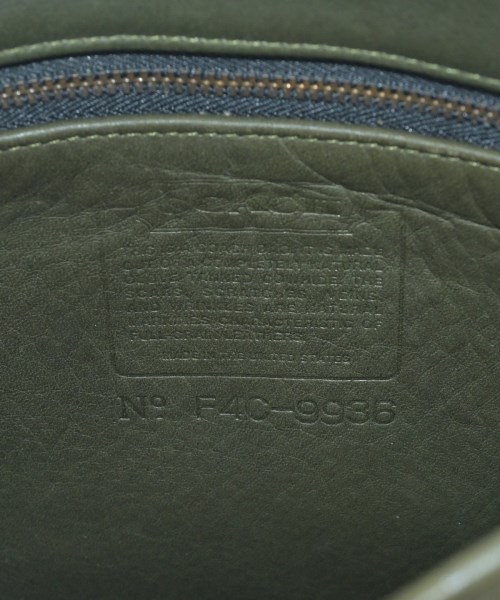 COACH（コーチ）ショルダーバッグ 緑 サイズ:- レディース/2200682388771