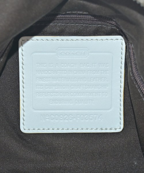 COACH（コーチ）ショルダーバッグ ベージュ サイズ:- レディース/2200684110059
