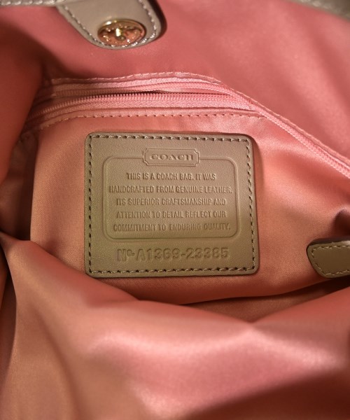 COACH（コーチ）ハンドバッグ ベージュ サイズ:- レディース/2200685030561