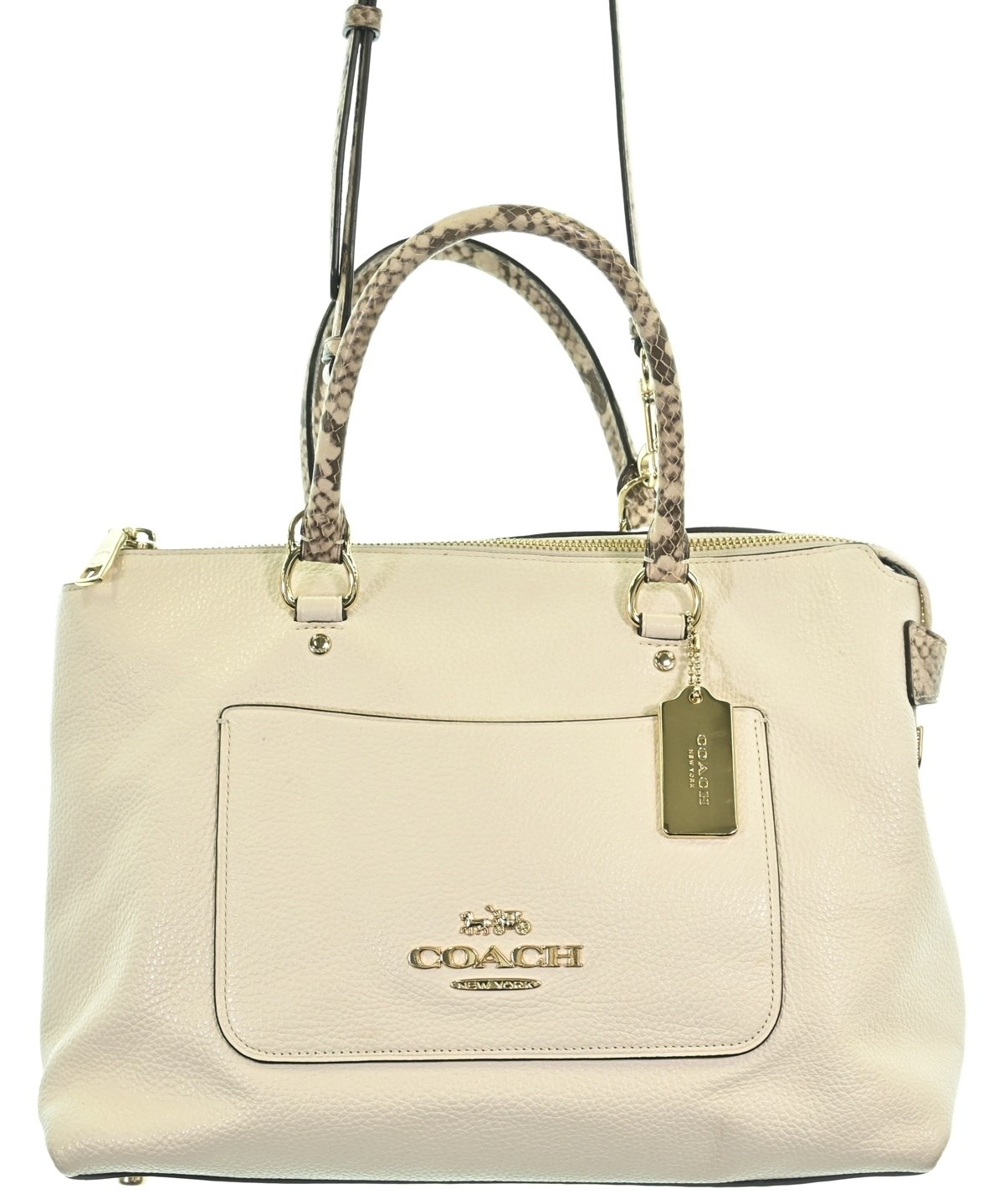 COACH ホワイト ショルダーバッグ 【公式通販】