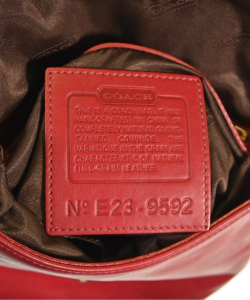 COACH（コーチ）ショルダーバッグ 赤 サイズ:- レディース/2200683840018