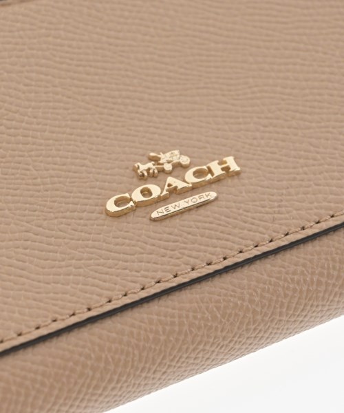 COACH（コーチ）財布・コインケース ベージュ サイズ:- レディース/2200685602119