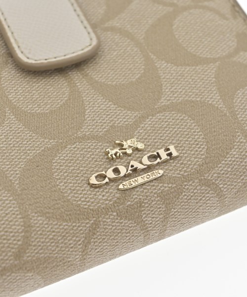 COACH（コーチ）財布・コインケース ベージュ サイズ:- レディース/2200685602126