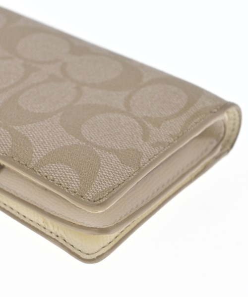COACH（コーチ）財布・コインケース ベージュ サイズ:- レディース/2200685602126