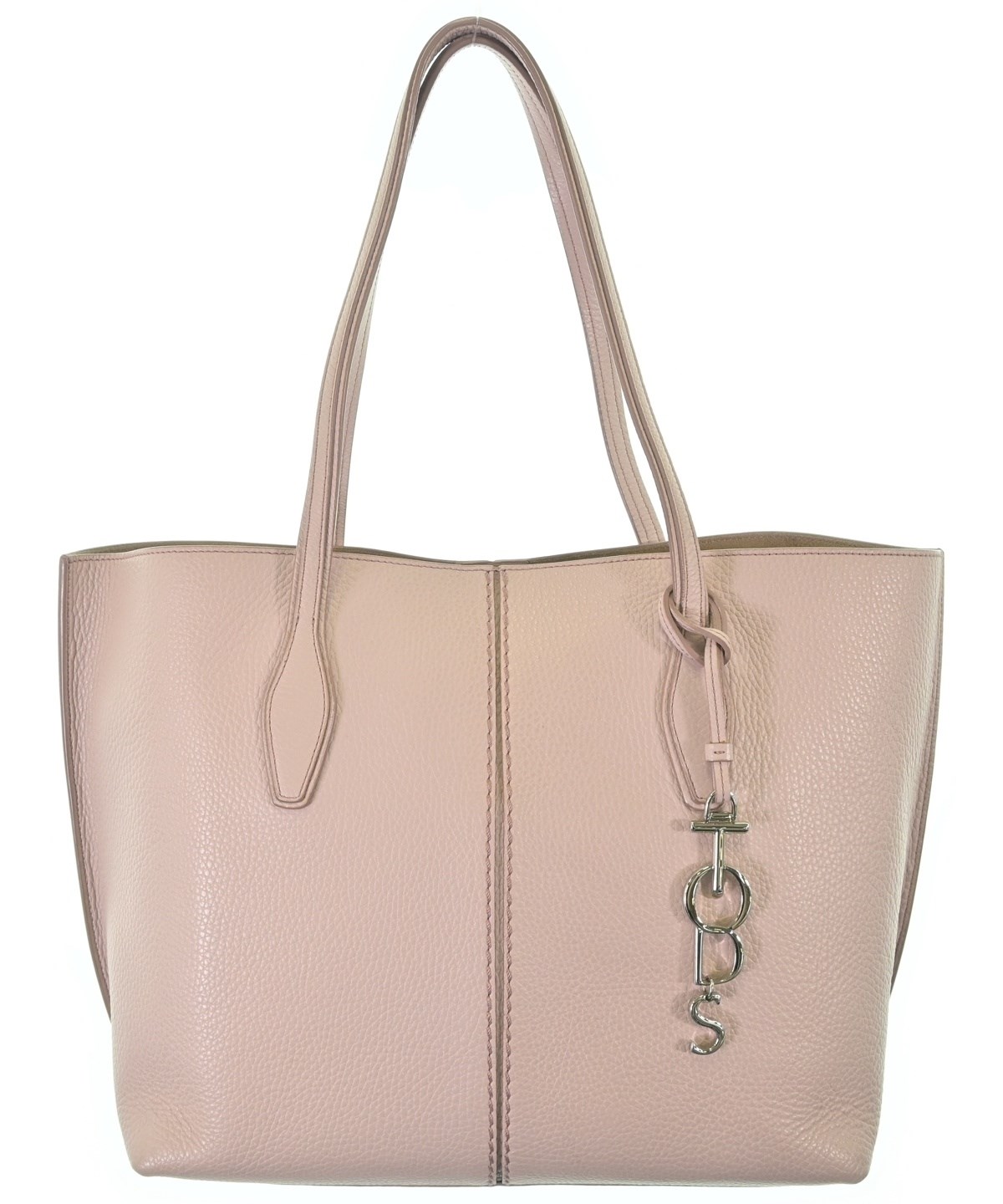 トッズTOD'SスクリプトバッグSCRIPT BAGインプロンテ中古 TOD'S（トッズ）トートバッグ ピンク サイズ:- レディース