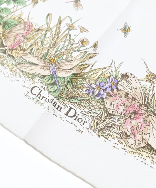 Christian Dior（クリスチャンディオール）バンダナ・スカーフ 白 サイズ:- レディース/2200641700699