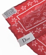 Christian Dior（クリスチャンディオール）バンダナ・スカーフ 赤 サイズ:- レディース/2200622402529