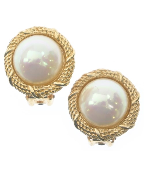 Christian Dior（クリスチャンディオール）ピアス・イヤリング 白 サイズ:- レディース/2200627239786