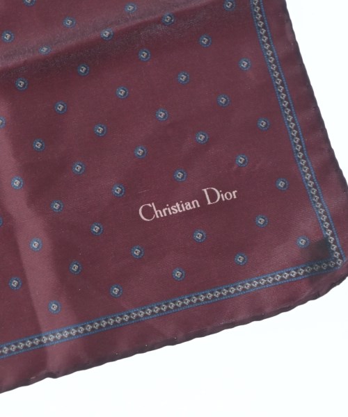 Christian Dior（クリスチャンディオール）バンダナ・スカーフ 赤 サイズ:- レディース/2200633349110