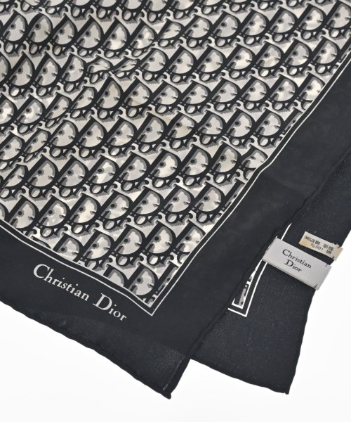 Christian Dior（クリスチャンディオール）バンダナ・スカーフ 黒 サイズ:- レディース/2200619890155