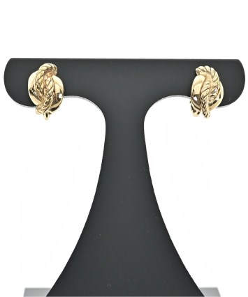 クリスチャンディオール リボン CD ロゴ ピアス ゴールド イヤリング