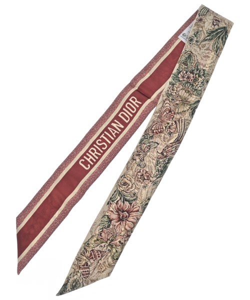 Christian Dior（クリスチャンディオール）バンダナ・スカーフ ベージュ サイズ:- レディース/2200607855043