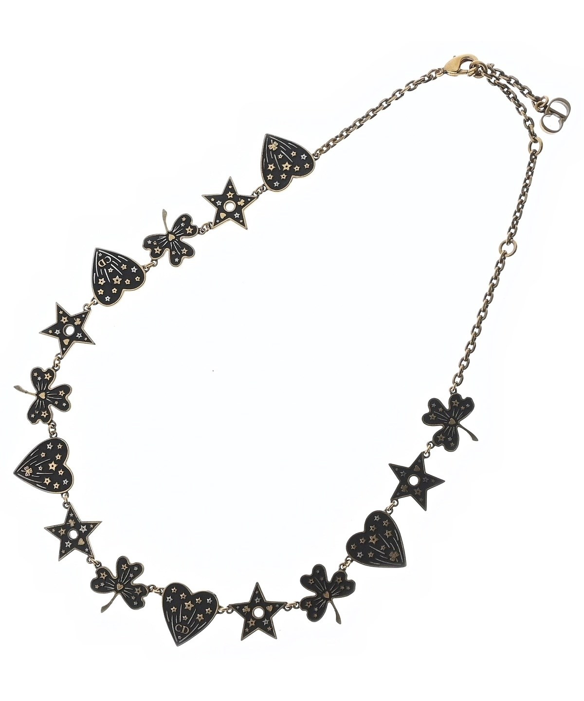 Christian Dior（クリスチャンディオール）ネックレス 黒 サイズ