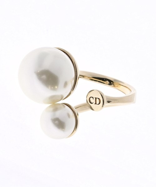 Christian Dior（クリスチャンディオール）リング 白 サイズ:S レディース/2200668074728