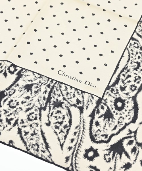 Christian Dior（クリスチャンディオール）バンダナ・スカーフ 白 サイズ:- レディース/2200657346195