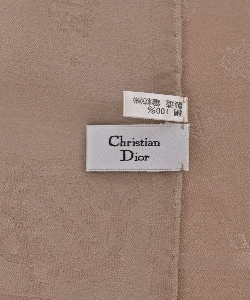 Christian Dior（クリスチャンディオール）バンダナ・スカーフ ベージュ サイズ:- レディース/2200704511514