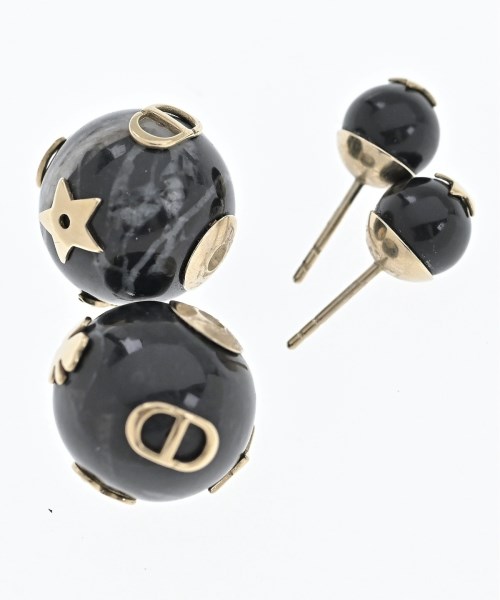 Christian Dior（クリスチャンディオール）ピアス 黒 サイズ:- レディース/2200704549081