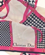 Christian Dior（クリスチャンディオール）バンダナ・スカーフ 紺 サイズ:- レディース/2200703883131