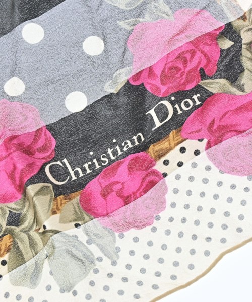 Christian Dior（クリスチャンディオール）バンダナ・スカーフ 黒 サイズ:- レディース/2200722557143