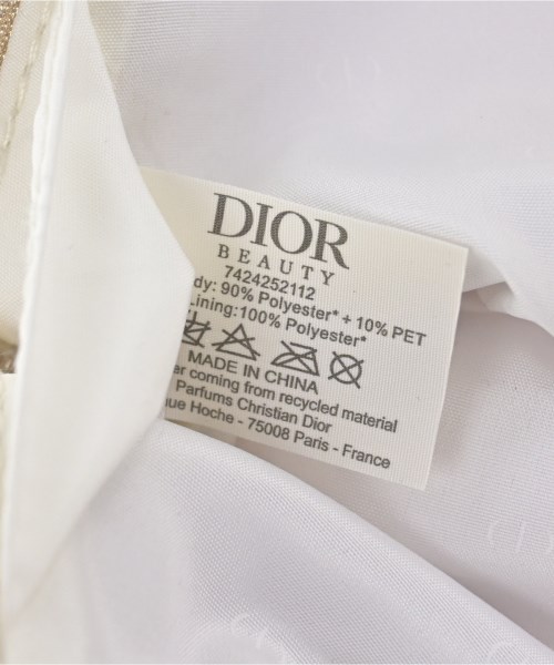 Christian Dior（クリスチャンディオール）ポーチ ベージュ サイズ:- レディース/2200683027044