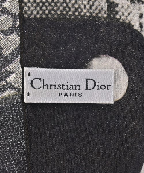Christian Dior（クリスチャンディオール）バンダナ・スカーフ 黒 サイズ:- レディース/2200679823186