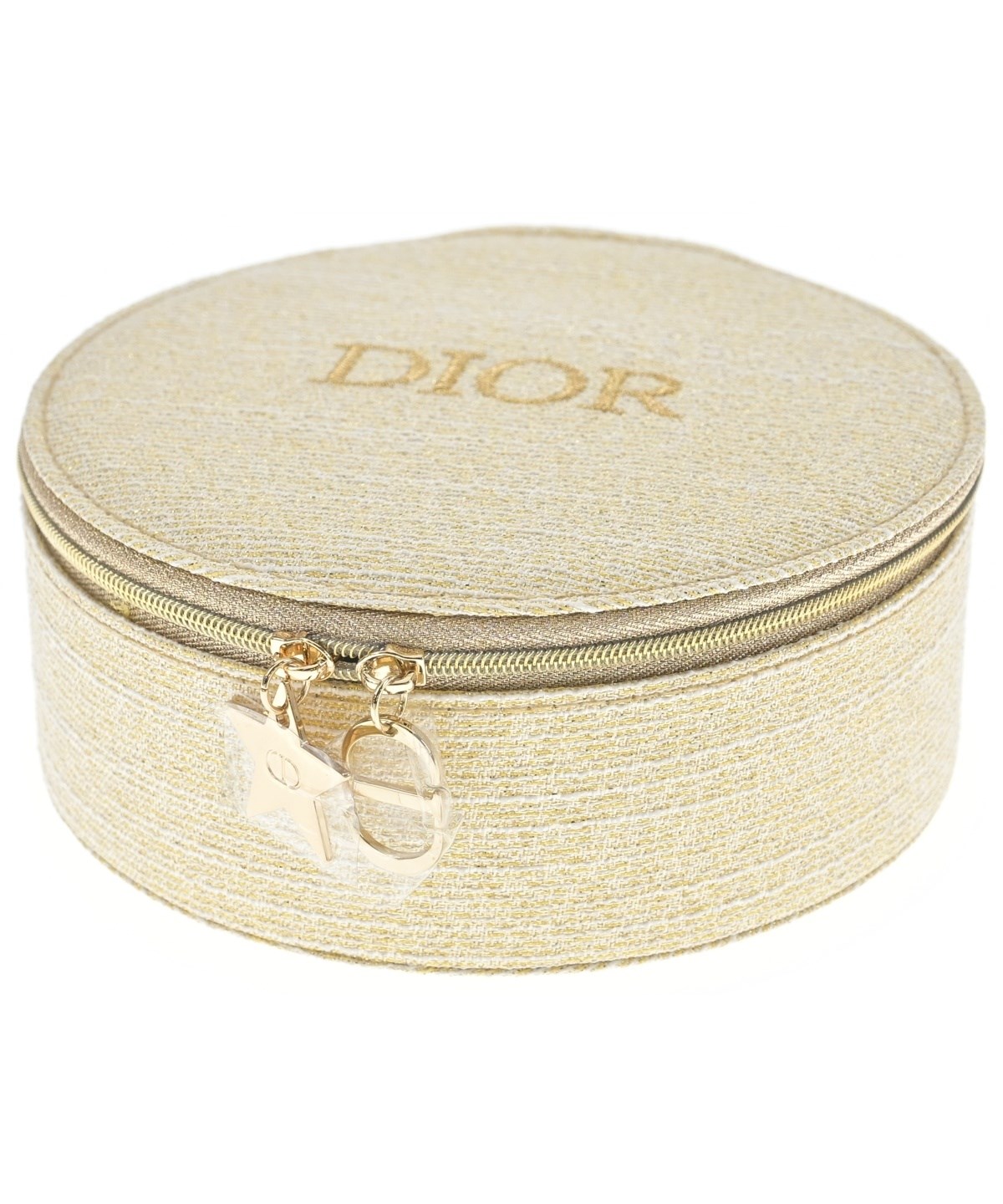 CHRISTIAN DIOR 刺繍ポーチ ベージュ Christian Dior（クリスチャンディオール）ポーチ ベージュ サイズ