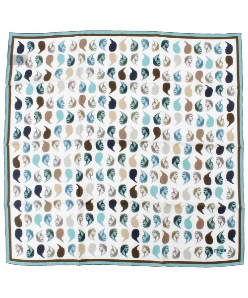 FENDI(フェンディ)バンダナ・スカーフ 白 サイズ:-/2200637669108