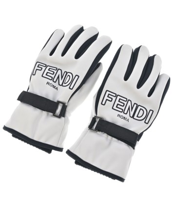 FENDI　フェンディ　手袋　アームカバー　ロゴ ワッペン　FXY554ブラック FENDI フェンディ 手袋 アームカバー ロゴ ワッペン FXY554ブラック