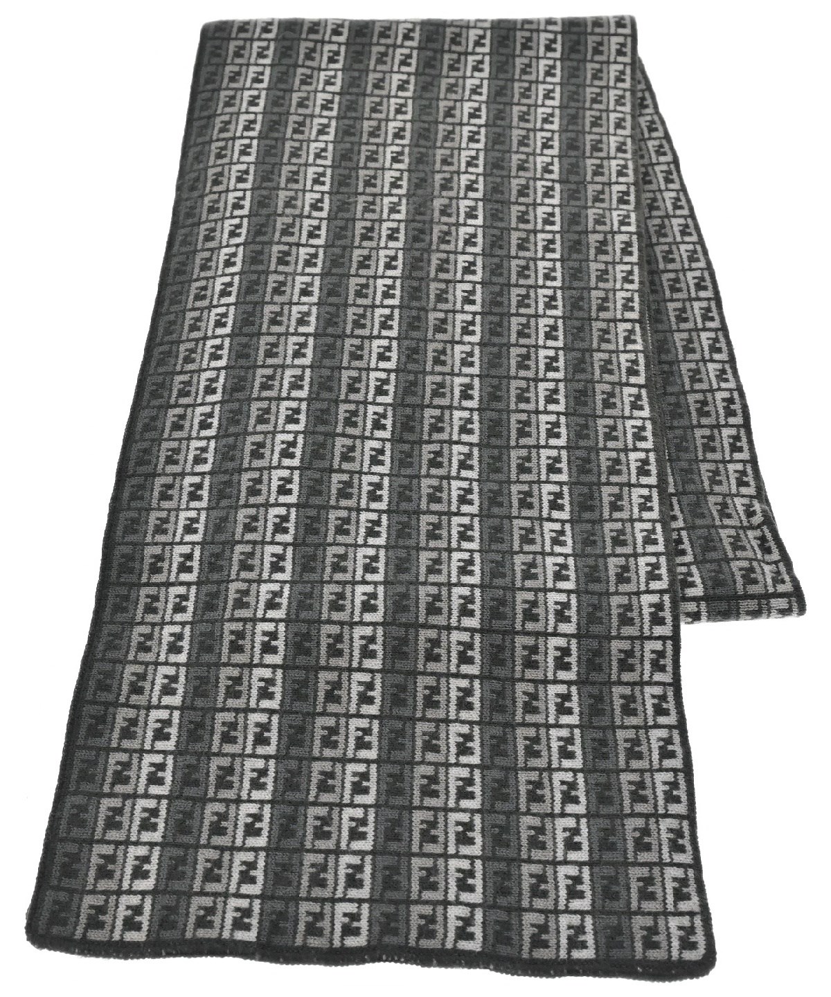 FENDI（フェンディ）マフラー グレー サイズ:- メンズ/2200537505063